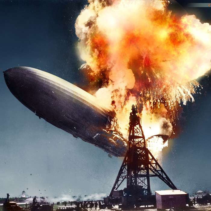 The Hindenburg crashing like a woman-led relationship